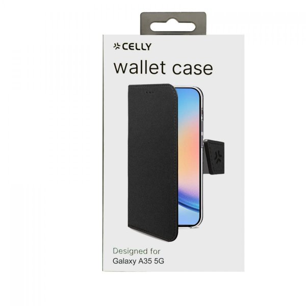 - Samsung Galaxy A35 - Fodral - Wally Wallet Case - Svart