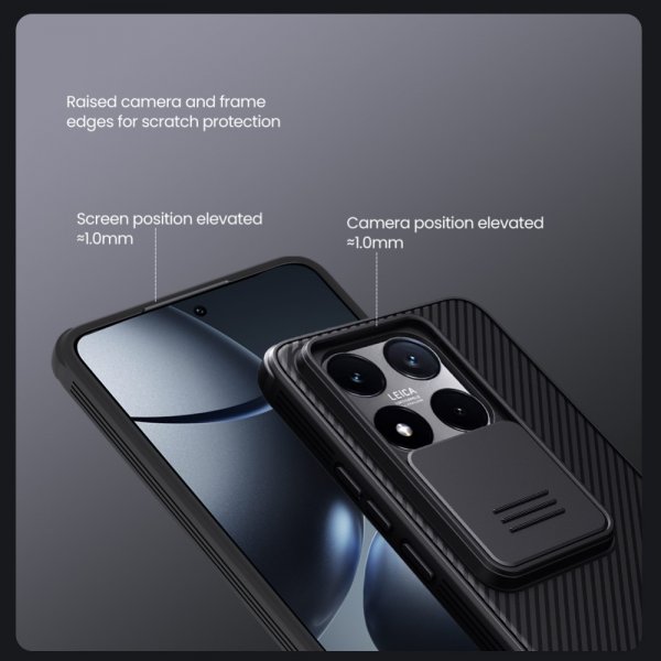 - Xiaomi 14T - Skal - CamShield Pro - Blå