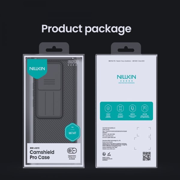 - Xiaomi 14T - Skal - CamShield Pro - Blå