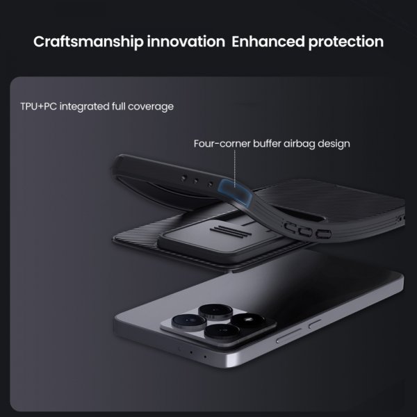 - Xiaomi 14T - Skal - CamShield Pro - Blå