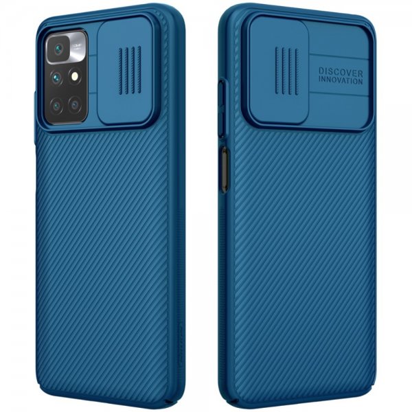 - Xiaomi Redmi 10 - Skal - CamShield - Blå