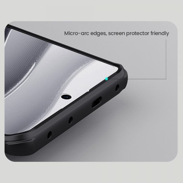 - Xiaomi Redmi Note 14 Pro 5G - Skal - Super Frosted Shield Pro - Svart